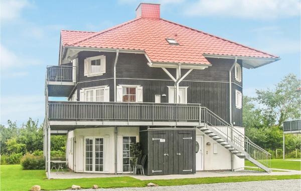 Na fotografii je vidět objekt Beach Front Apartment In Bogense With Sauna nacházející se ve městě Bogense.