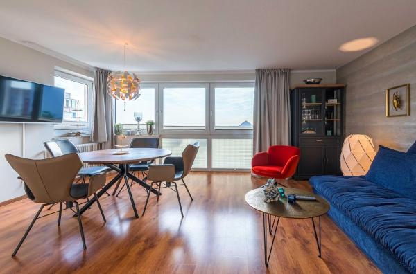 På billedet ses objektet Ferienwohnung Weitblick in Waren beliggende i byen Waren.