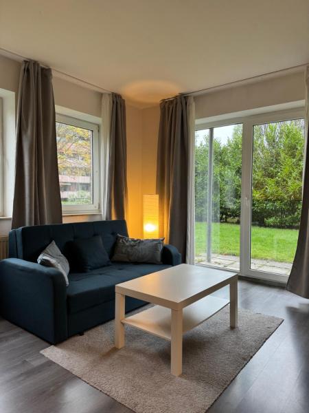 A la foto es mostra l'objecte Ferienwohnung mit Terrasse situat a la ciutat de Vechelde.