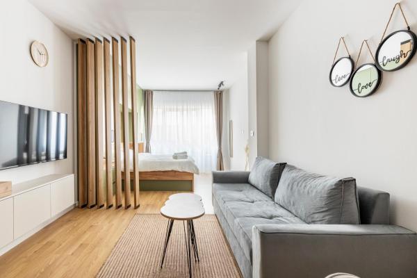 A la foto es mostra l'objecte Nanda Studio Apartment - Free Private Parking situat a la ciutat de Mostar.