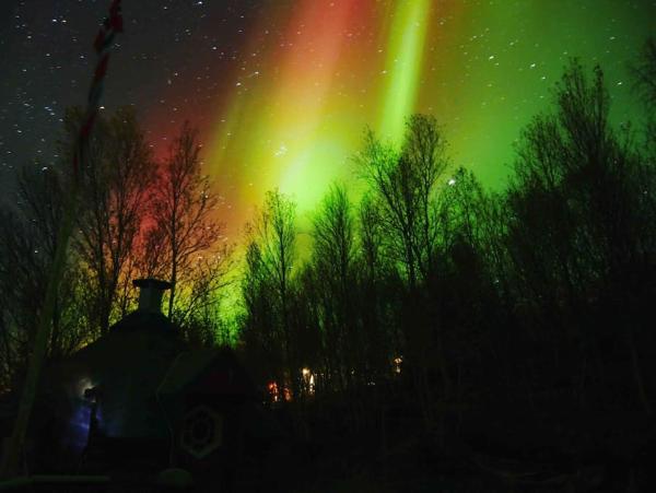 A la foto es mostra l'objecte The Midnight Sun Cabin situat a la ciutat de Hamnvik.
