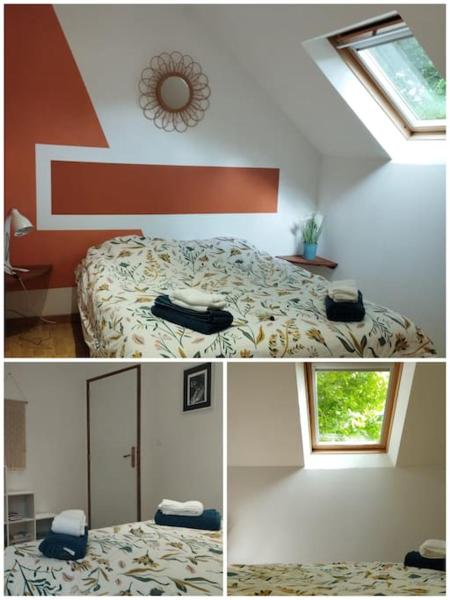 På billedet ses objektet Gîte nature proche Saint Malo beliggende i byen Miniac-Morvan.