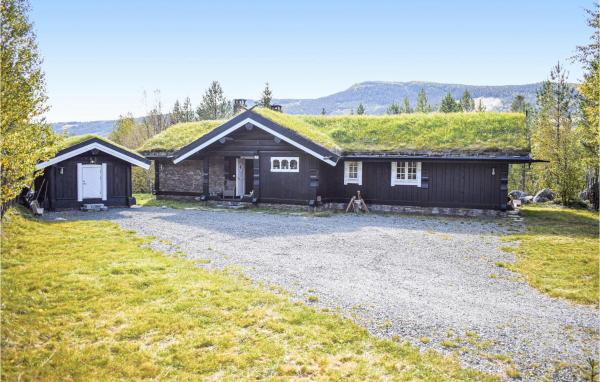 Na fotografii je vidět objekt Cozy Home In Hemsedal With Kitchen nacházející se ve městě Eikregardane.