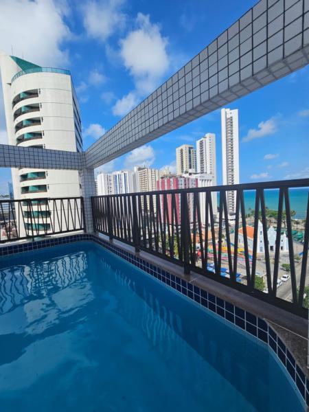 A la foto es mostra l'objecte Boa Viagem Beach Flat 202 situat a la ciutat de Recife.