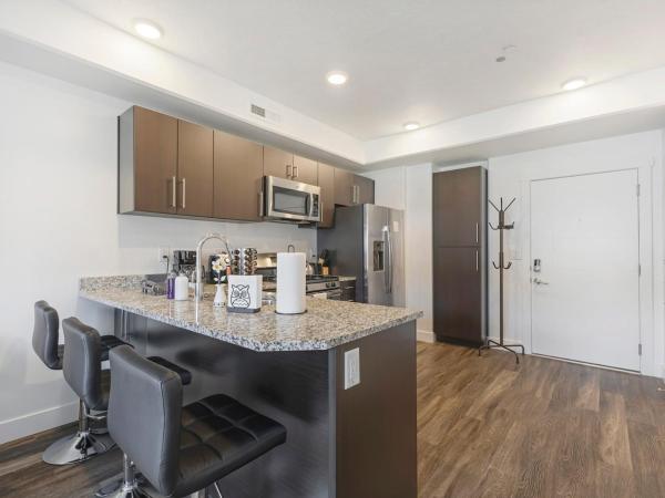 Billede 9: Apt in Heart of SLC - King Bed - Gym - Smart TV