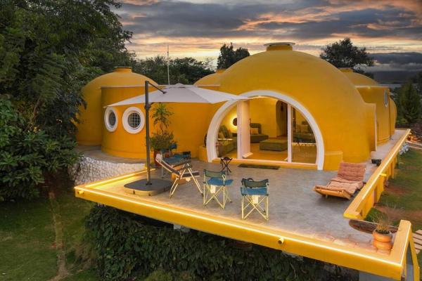 Kuvassa näkyy kohde Dome Villas By Jade - Yellow, joka sijaitsee kaupungissa Tondebhāvi.