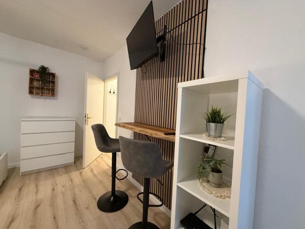 På billedet ses objektet zentral - modernes Apartment - Netflix beliggende i byen Leipzig.