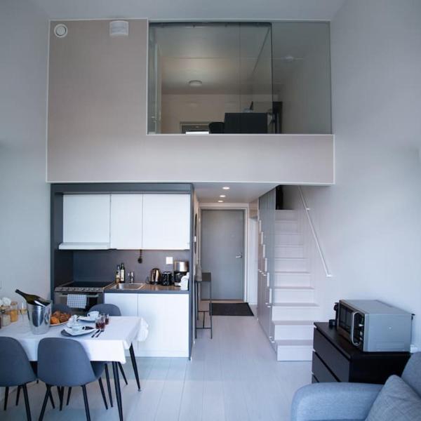A la foto es mostra l'objecte Elegant Penthouse Loft - Near the Airport situat a la ciutat de Vantaa.