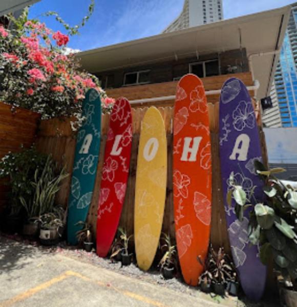 Na fotografii je vidět objekt Honu Waikiki by ALOH nacházející se ve městě Honolulu.