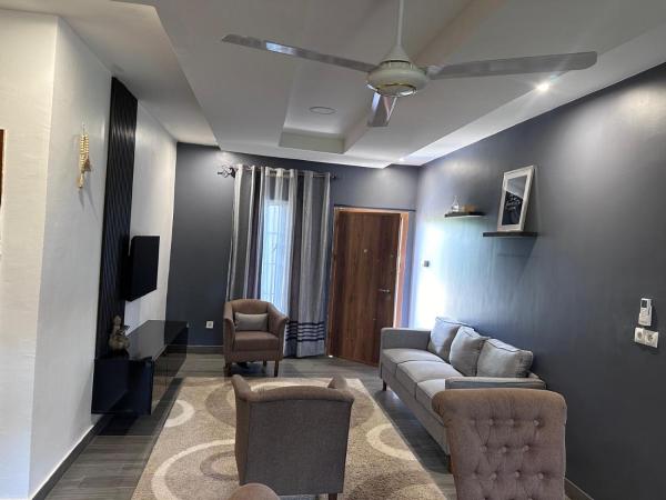 La photo montre l'objet Cozy 2 new apartment situé dans la ville de Brufut.