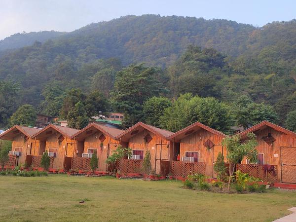 På bildet vises objektet The Jungle Mist Resorts & Retreat som ligger i byen Mohan Chatti.