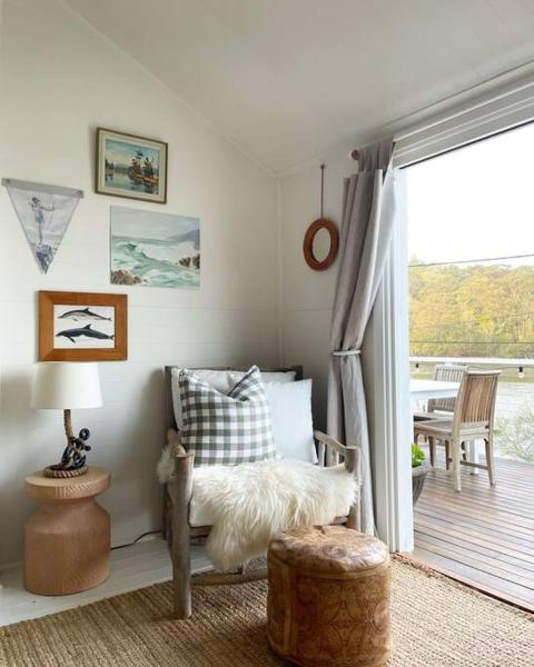 写真にはMooney Mooney市にあるHistoric cosy Hawkesbury River cottageが写っています。