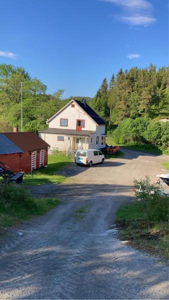 På billedet ses objektet Gårdshus beliggende i byen Holvik.