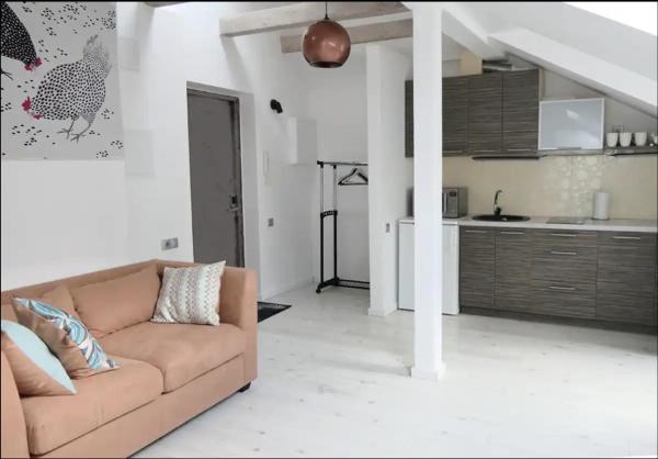 A la foto es mostra l'objecte The Henhouse - a modern loft in the very center situat a la ciutat de Riga.