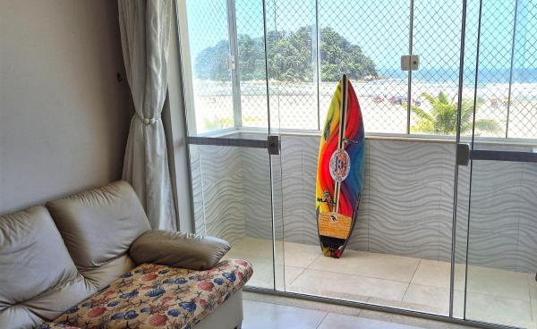 A la foto es mostra l'objecte Verdadeiro pé na areia TOP situat a la ciutat de Santos.
