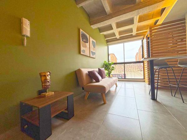 Kuvassa näkyy kohde c202 - Loft, hab1, baño 1, 1tv, sofacama, wifi, joka sijaitsee kaupungissa La Unión.