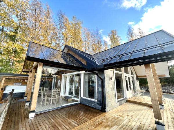 På billedet ses objektet Rantavilla 7 hlo poreallas beliggende i byen Jämsä.