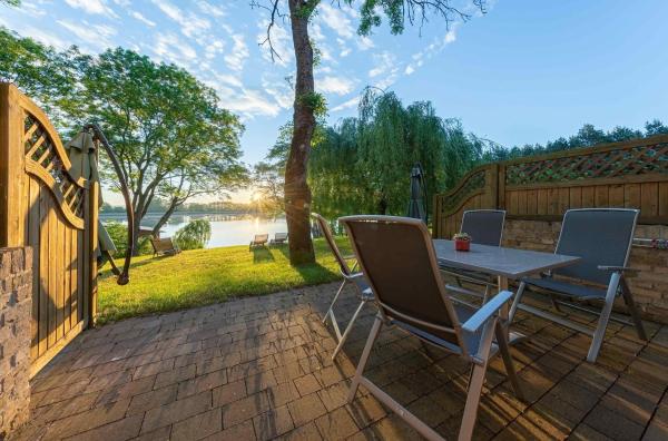 På billedet ses objektet Ferienwohnung Stockente - Entspannung am Loppiner See beliggende i byen Loppin.