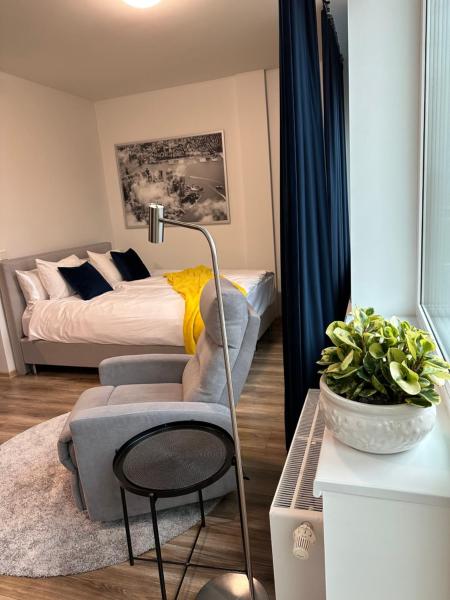 A la foto es mostra l'objecte Pepleri Apartment, free parking situat a la ciutat de Tartu.
