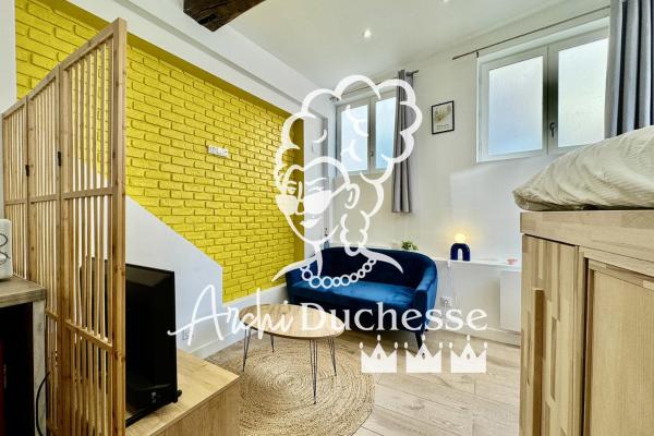 A la foto es mostra l'objecte Sofia Studio confortable en RDC au coeur de la ville de Rouen situat a la ciutat de Rouen.