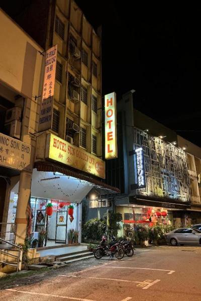 Na fotografii je vidět objekt Sun Golden Inn nacházející se ve městě Ipoh.