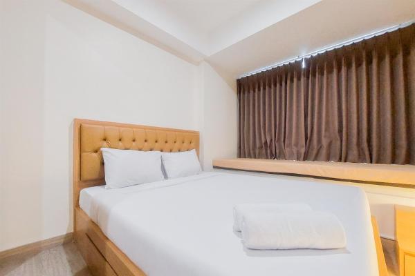 A la foto es mostra l'objecte Homey and Cozy Living Studio at Collins Boulevard Apartment By Travelio situat a la ciutat de Pakulonan.