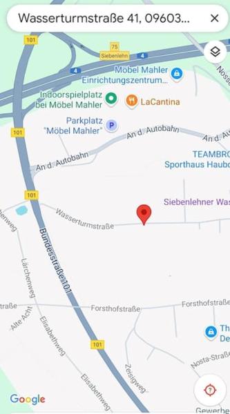 A la foto es mostra l'objecte Wohnen im Grünen, 2 min zur Autobahn situat a la ciutat de Marbach.