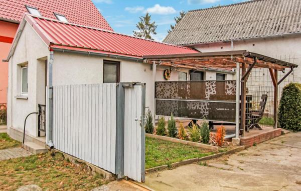 Auf dem Foto ist das Objekt Ferienhaus Luckow in der Stadt Luckow zu sehen.