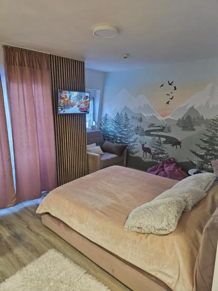 A la foto es mostra l'objecte Snowman Studio Apartment Jahorina situat a la ciutat de Dvorišta.