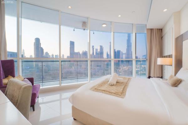 Na fotografii je vidět objekt Downtown Damac Distinction Full Burj View nacházející se ve městě Dubaj.