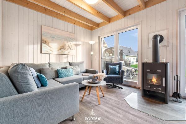 Στη φωτογραφία φαίνεται το αντικείμενο Ferienhaus Huus Luv που βρίσκεται στην πόλη Olpenitz.