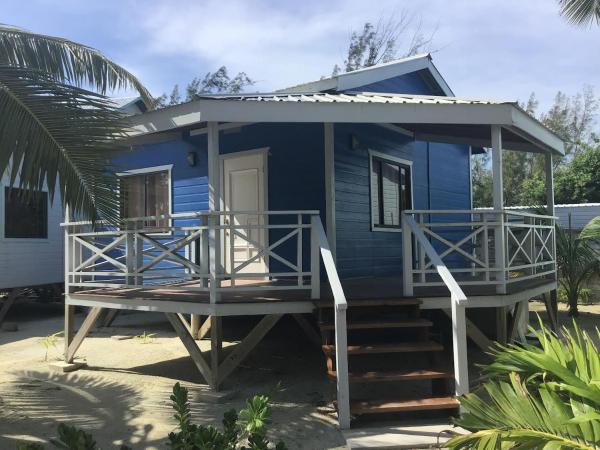 På bilden syns objektet Hidden Treasure Vacation Home Moodyblue Cottage som ligger i staden Cay Corker.