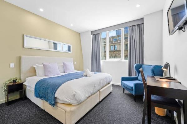På bildet vises objektet Budget Suite in Melbourne CBD on Spencer St! som ligger i byen Melbourne.