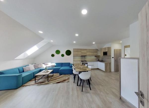 A la foto es mostra l'objecte Apartmán Petőfiho situat a la ciutat de Halič.