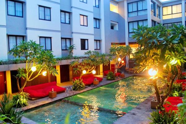 A la foto es mostra l'objecte Savvoya Hotel Seminyak situat a la ciutat de Seminyak.