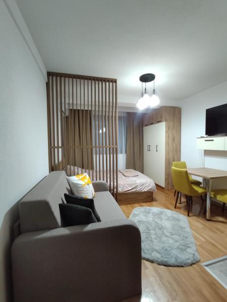Na foto é possível ver o objeto Peak Treats Apartment localizado na cidade de Mavrovo.