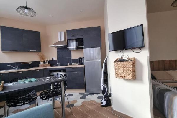 På bildet vises objektet Studio refait à neuf classé 3 étoiles som ligger i byen Châtel-Guyon.