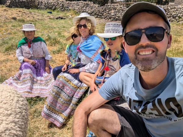 Na fotografii je vidět objekt Casa vivencial Mamá Vivi nacházející se ve městě Coporaque.