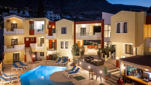 A la foto es mostra l'objecte Ariadni Palace Apartments situat a la ciutat de Hersonissos.