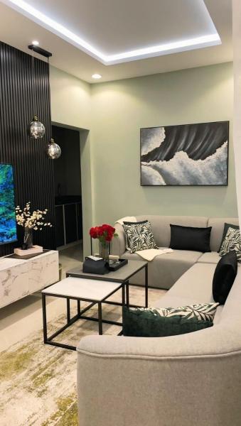 A la foto es mostra l'objecte Cozy Self Check in Apartment Alghader situat a la ciutat de Riad.