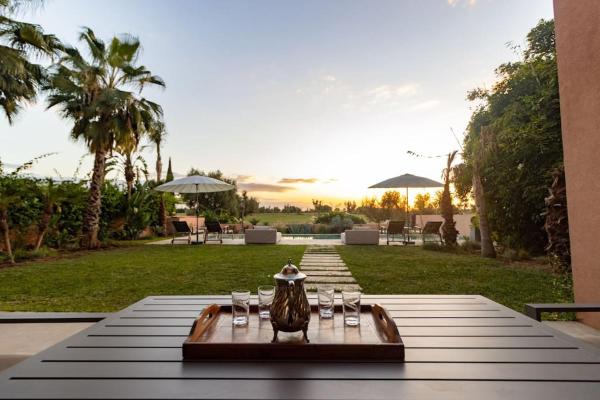 Nella foto è visibile l'oggetto HM50 l Villa en front de golf piscine & jacuzzi situato nella città di Marrakech.