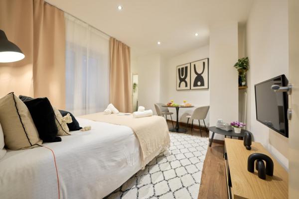 På bildet vises objektet Compact & Stylish Studios in Central Brussels som ligger i byen Brussel.