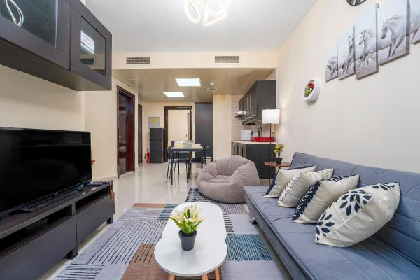 A la foto es mostra l'objecte 2-Bedroom Marina Skyline View in JLT situat a la ciutat de Dubai.