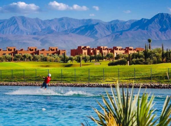 Na foto é possível ver o objeto appart jardin de l atlas Marrakech Waky Beach Golf Montagne de l Atlas localizado na cidade de Marrakech.