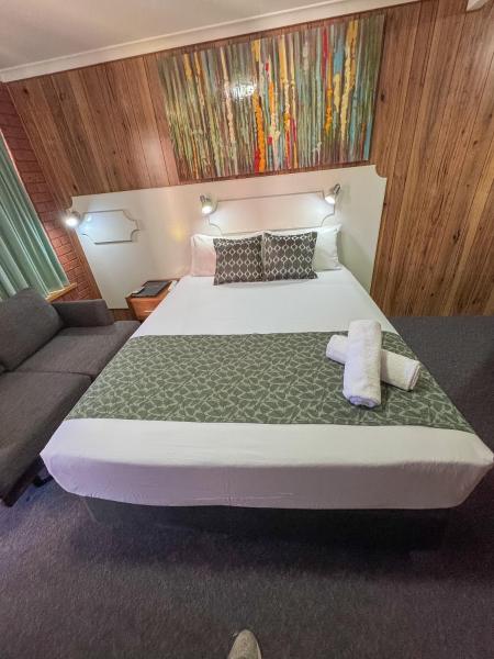 Na zdjęciu widoczny jest obiekt Pastoral Hotel Motel Echuca CBD położony w mieście Echuca.