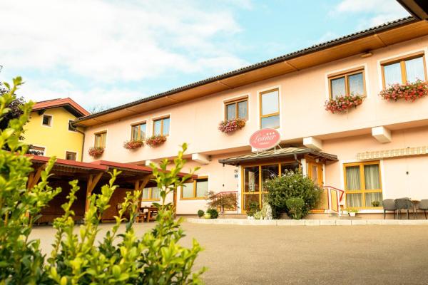 Na fotografii je vidět objekt Leitner Gästehaus nacházející se ve městě Scheifling.