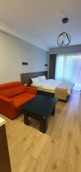 A la foto es mostra l'objecte Crystal Residence Bakuriani situat a la ciutat de Bakuriani.