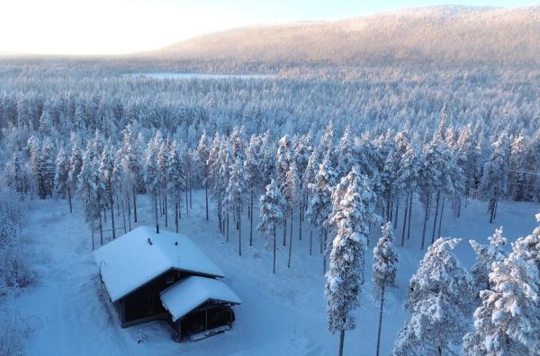 På billedet ses objektet Polar Star Kätkä Vista beliggende i byen Levi.