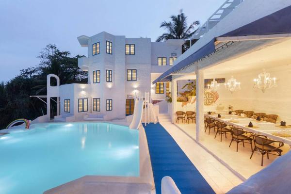 A la foto es mostra l'objecte Seaside private villa Talalla Blue situat a la ciutat de Matara.