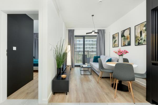 Na zdjęciu widoczny jest obiekt Apartament Wypoczynek Rogowo położony w mieście Rogowo.